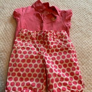 Gymboree size 4 pink/white shorts & pink polo
